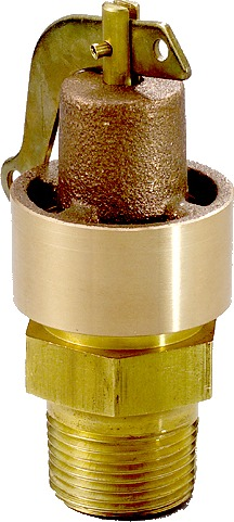 Aquatrol 120 Safety Relief Valve — 1/2" x 1/2" NPT, Metal Seat, ASME VIII Air/Gas