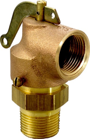 Aquatrol 125 Safety Relief Valve — 1/2" x 3/4" BSPT, Metal Seat, Non-code Air/Gas