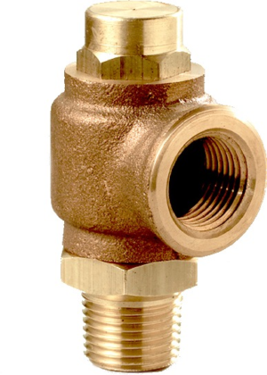 Aquatrol 135 Safety Relief Valve — 1/2" x 1/2" NPT, Metal Seat, ASME VIII Air/Gas