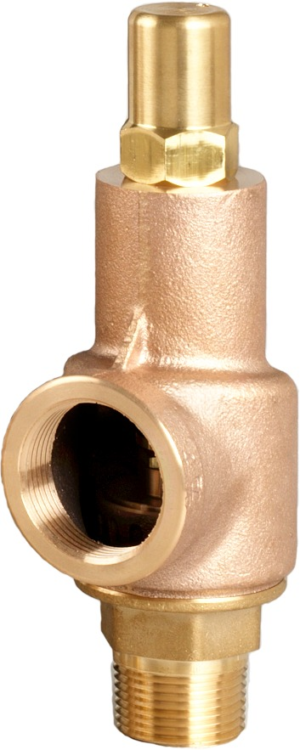 Aquatrol 89 Safety Relief Valve — 1/2" x 3/4" NPT, PTFE Seat, ASME VIII Air/Gas